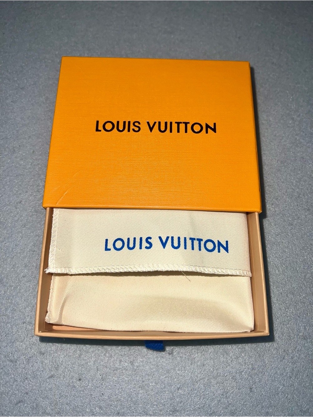 Louis Vuitton Empty Wallet Box and Dust Bag